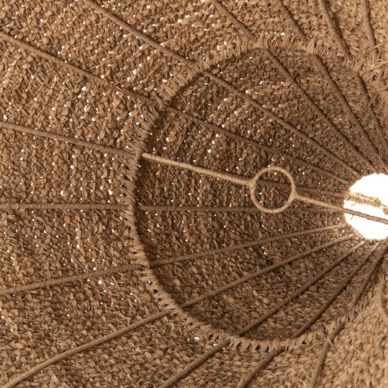 ΦΩΤΙΣΤΙΚΟ ΟΡΟΦΗΣ ΚΡΕΜΑΣΤΟ RATTAN ΣΕ ΦΥΣΙΚΟ Φ103x84,5-106Yεκ.