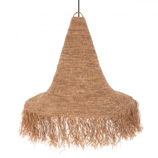 ΦΩΤΙΣΤΙΚΟ ΟΡΟΦΗΣ ΚΡΕΜΑΣΤΟ RATTAN ΣΕ ΦΥΣΙΚΟ Φ103x84,5-106Yεκ.