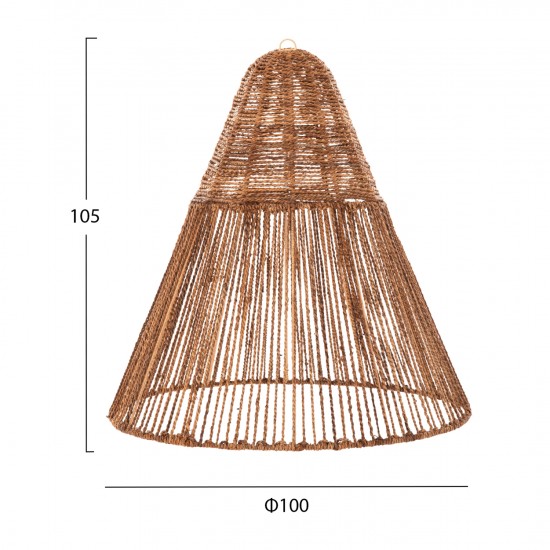 ΦΩΤΙΣΤΙΚΟ ΟΡΟΦΗΣ ΚΡΕΜΑΣΤΟ ΙΝΕΣ ΔΕΝΤΡΟΥ ΜΠΑΝΑΝΑΣ ΣΕ ΚΑΦΕ Φ100x100-105Yεκ.