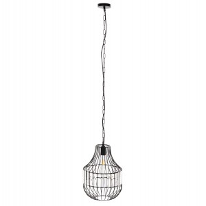 ΦΩΤΙΣΤΙΚΟ ΟΡΟΦΗΣ ΚΡΕΜΑΣΤΟ ΜΕΤΑΛΛΙΚΟ ΜΑΥΡΟ ΚΑΙ ΓΥΑΛΙ Φ29x38-137Yεκ.