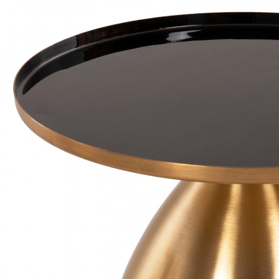 ΒΟΗΘΗΤΙΚΑ ΤΡΑΠΕΖΑΚΙΑ 2ΤΜΧ DEANNA ΜΕΤΑΛΛΟ ΣΕ ΜΑΥΡΟ&ΧΡΥΣΟ Φ50,5 & Φ40,5εκ.