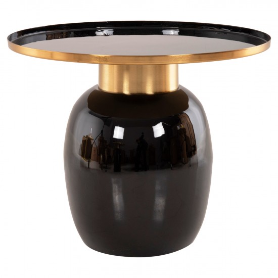 ΒΟΗΘΗΤΙΚΑ ΤΡΑΠΕΖΑΚΙΑ 2ΤΜΧ FRYNX ΜΕΤΑΛΛΟ ΜΑΥΡΟ&ΧΡΥΣΟ Φ60 & Φ50,5 εκ.