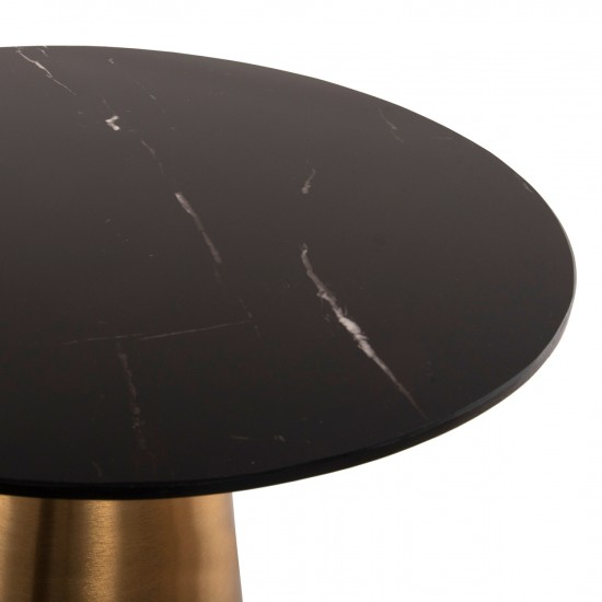 ΒΟΗΘΗΤΙΚΑ ΤΡΑΠΕΖΑΚΙΑ 2ΤΜΧ RENGI ΜΕΤΑΛΛΟ ΧΡΥΣΟ-ΜΑΥΡΟ ΚΕΡΑΜΙΚΟ TOP Φ56&Φ43 εκ.