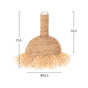 ΦΩΤΙΣΤΙΚΟ ΟΡΟΦΗΣ ΚΡΕΜΑΣΤΟ ΜΕ ΚΡΟΣΙΑ ΙΝΕΣ ΦΟΙΝΙΚΑ ΑΠΟΞΗΡΑΜΕΝΕΣ Φ52,5x55,5Yεκ