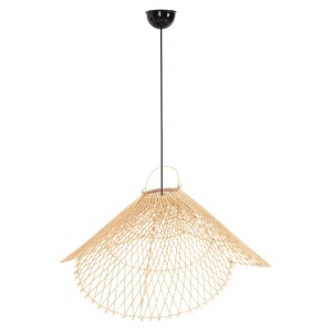 ΦΩΤΙΣΤΙΚΟ ΟΡΟΦΗΣ ΚΡΕΜΑΣΤΟ RATTAN ΣΕ ΦΥΣΙΚΟ ΧΡΩΜΑ Φ58,5x31Yεκ