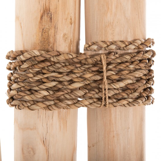 ΠΑΡΑΒΑΝ ΜΕ 3 ΦΥΛΛΑ ZENDOR ΚΛΑΔΙΑ ΤΕΑΚ ΣΕ ΦΥΣΙΚΟ 165x180Yεκ.