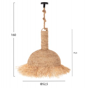 ΣΕΤ ΦΩΤΙΣΤΙΚΟ ΟΡΟΦΗΣ ΚΡΕΜΑΣΤΟ ΣΧΟΙΝΙ ΚΑΙ ΙΝΕΣ ΦΟΙΝΙΚΑ Φ52,5x160Υεκ.