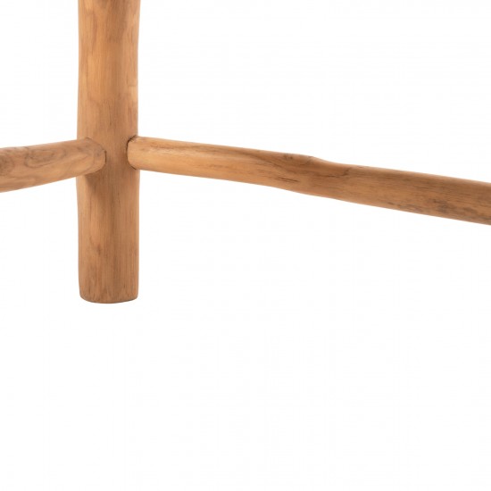 ΤΡΑΠΕΖΙ ΣΑΛΟΝΙΟΥ LONDER ΞΥΛΟ ΤΕΑΚ- ΣΥΝΘΕΤΙΚΟ RATTAN-ΦΥΣΙΚΟ 119x79,5x41Yεκ.