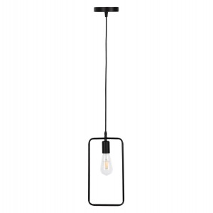 ΦΩΤΙΣΤΙΚΟ ΟΡΟΦΗΣ ΚΡΕΜΑΣΤΟ ΜΑΥΡΟ ΜΕΤΑΛΛΙΚΟ ΟΡΘΟΓΩΝΙΟ 17,5x133Υεκ.