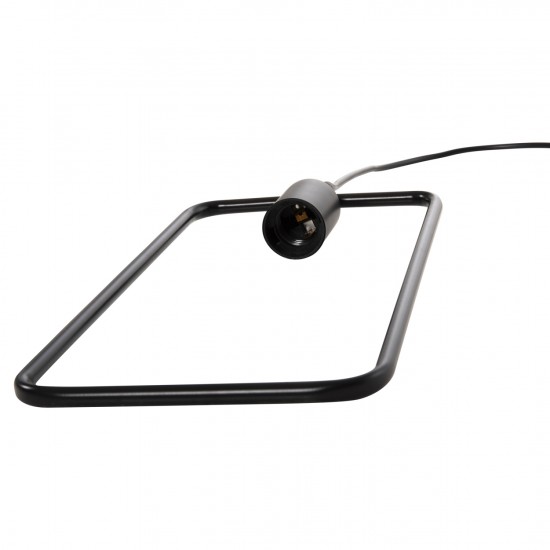 ΦΩΤΙΣΤΙΚΟ ΟΡΟΦΗΣ ΚΡΕΜΑΣΤΟ ΜΑΥΡΟ ΜΕΤΑΛΛΙΚΟ ΟΡΘΟΓΩΝΙΟ 17,5x133Υεκ.