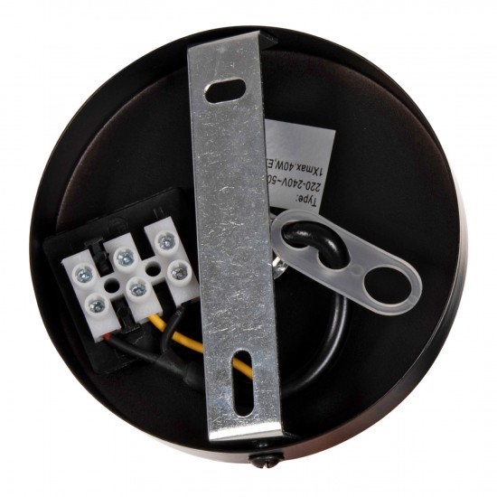 ΦΩΤΙΣΤΙΚΟ ΟΡΟΦΗΣ ΚΡΕΜΑΣΤΟ ΜΑΥΡΟ ΜΕΤΑΛΛΙΚΟ ΟΡΘΟΓΩΝΙΟ 17,5x133Υεκ.