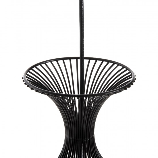 ΦΩΤΙΣΤΙΚΟ ΟΡΟΦΗΣ ΜΑΥΡΟ 20x20x43,5 εκ.