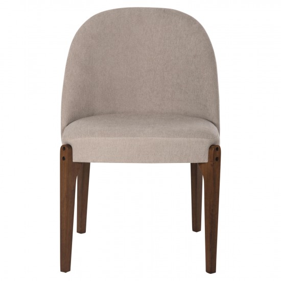 ΚΑΡΕΚΛΑ ΤΡΑΠΕΖΑΡΙΑΣ RAMMER RUBBERWOOD ΣΕ ΚΑΡΥΔΙ-ΕΚΡΟΥ ΥΦΑΣΜΑ 57x55x86Υεκ.