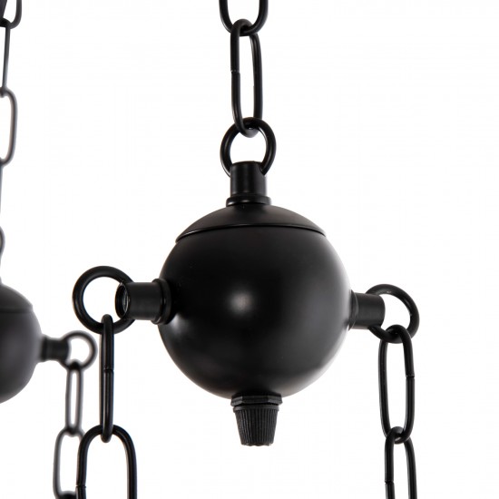 ΦΩΤΙΣΤΙΚΟ ΟΡΟΦΗΣ 6-ΦΩΤΟ ΚΡΕΜΑΣΤΟ ΞΥΛΟ-ΜΕΤΑΛΛΟ-ΓΥΑΛΙ 116Υεκ