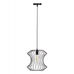 ΦΩΤΙΣΤΙΚΟ ΟΡΟΦΗΣ ΚΡΕΜΑΣΤΟ ΜΑΥΡΟ ΜΕΤΑΛΛΟ Φ30x126Υεκ