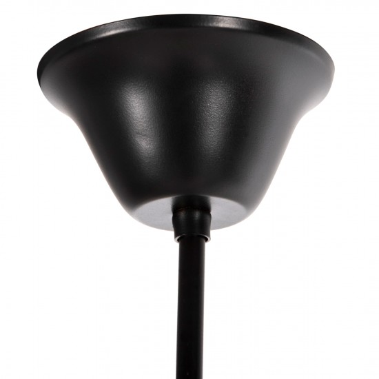 ΦΩΤΙΣΤΙΚΟ ΟΡΟΦΗΣ ΚΡΕΜΑΣΤΟ 6-ΦΩΤΟ ΣΧΟΙΝΙ ΚΑΙ ΜΑΥΡΟ ΜΕΤΑΛΛΟ 74x74x123Υεκ.