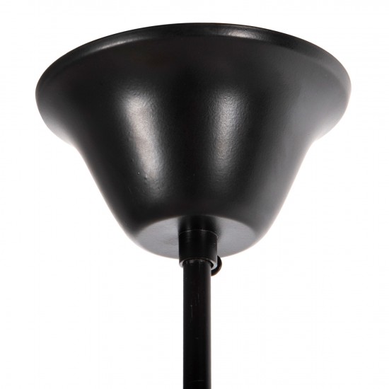 ΦΩΤΙΣΤΙΚΟ ΟΡΟΦΗΣ ΚΡΕΜΑΣΤΟ 8-ΦΩΤΟ ΣΧΟΙΝΙ ΚΑΙ ΜΑΥΡΟ ΜΕΤΑΛΛΟ 84x84x121Υεκ.