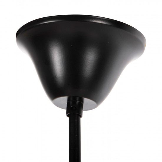 ΦΩΤΙΣΤΙΚΟ ΟΡΟΦΗΣ ΚΡΕΜΑΣΤΟ 8-ΦΩΤΟ ΜΑΥΡΟ ΜΕΤΑΛΛΟ-ΣΧΟΙΝΙ Φ66x131Υεκ.