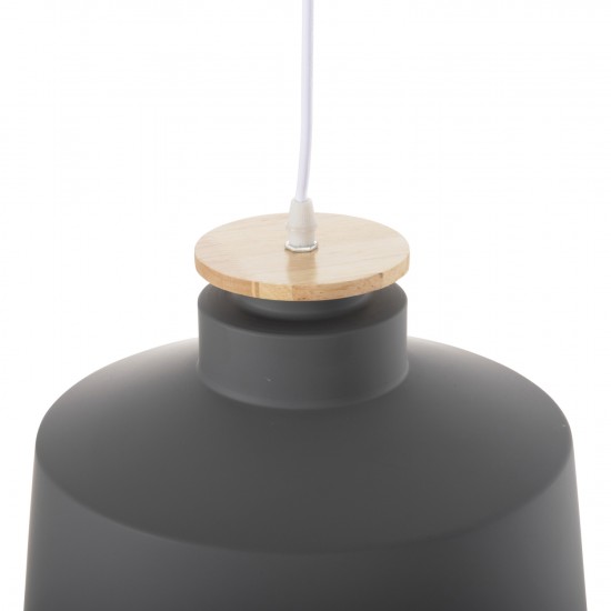 ΦΩΤΙΣΤΙΚΟ ΟΡΟΦΗΣ ΚΡΕΜΑΣΤΟ ΓΚΡΙ ΚΑΠΕΛΟ ΑΛΟΥΜΙΝΙΟΥ Φ30x123,5Υεκ