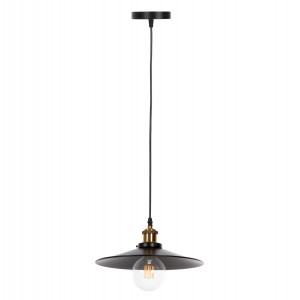 ΦΩΤΙΣΤΙΚΟ ΟΡΟΦΗΣ ΚΡΕΜΑΣΤΟ  ΜΑΥΡΟ ΜΕΤΑΛΛΟ-ΧΡΥΣΗ ΛΕΠΤΟΜΕΡΕΙΑ Φ30x109Υεκ