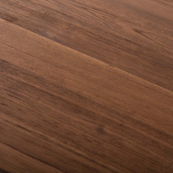 ΤΡΑΠΕΖΙ ΣΑΛΟΝΙΟΥ ΣΤΡΟΓΓΥΛΟ FRANTZ ΜΑΣΙΦ MINDI ΞΥΛΟ-ΦΥΣΙΚΟ Φ80X45Υεκ.