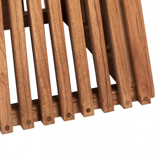 ΤΡΑΠΕΖΙ ΤΡΑΠΕΖΑΡΙΑΣ ΤΕΤΡΑΓΩΝΟ FRANTZ ΜΑΣΙΦ MINDI ΞΥΛΟ 80x80x75Y εκ.