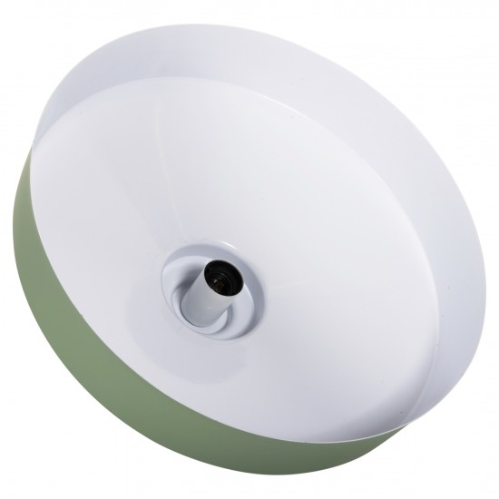 ΦΩΤΙΣΤΙΚΟ ΟΡΟΦΗΣ ΚΡΕΜΑΣΤΟ ΠΡΑΣΙΝΟ ΜΕΤΑΛΛΙΚΟ ΚΑΠΕΛΟ Φ40x116Υεκ