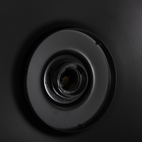 ΦΩΤΙΣΤΙΚΟ ΟΡΟΦΗΣ ΚΡΕΜΑΣΤΟ ΜΑΥΡΟ ΜΕΤΑΛΛΙΚΟ-ΓΥΑΛΙ Φ26x125Yεκ