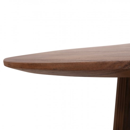 ΤΡΑΠΕΖΙ ΣΑΛΟΝΙΟΥ ΣΤΡΟΓΓΥΛΟ GROOT ΜΑΣΙΦ ΑΚΑΚΙΑ ΦΥΣΙΚΟ ΧΡΩΜΑ Φ80x48Υεκ.