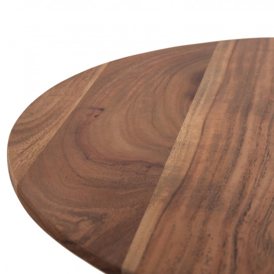 ΒΟΗΘΗΤΙΚΟ ΤΡΑΠΕΖΑΚΙ ΣΤΡΟΓΓΥΛΟ GROOT ΜΑΣΙΦ ΑΚΑΚΙΑ- ΦΥΣΙΚΟ Φ45x44Υεκ.