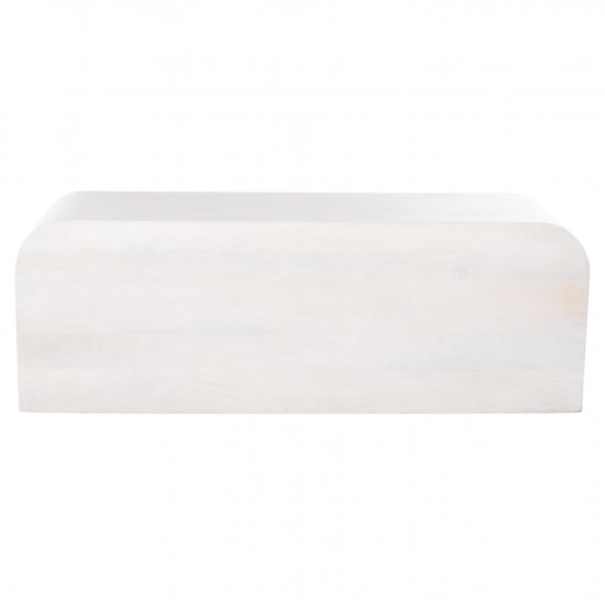 ΕΠΙΠΛΟ ΤΗΛΕΟΡΑΣΗΣ HANDYR ΜΑΣΙΦ ΞΥΛΟ MANGO ΣΕ ΛΕΥΚΟ 130x40x45Yεκ.