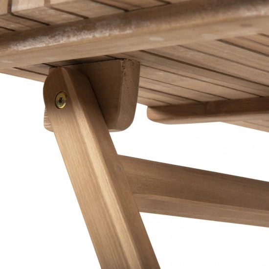 ΣΕΤ 3ΤΜΧ ΕΞΩΤ.ΧΩΡΟΥ ΠΤΥΣΣΟΜΕΝΟ KENDYR ΜΑΣΙΦ TEAK ΞΥΛΟ-ΦΥΣΙΚΟ 46x50x88,5Υ