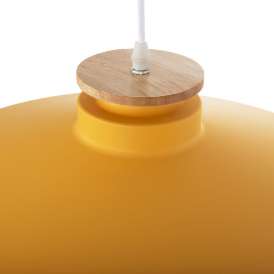 ΦΩΤΙΣΤΙΚΟ ΟΡΟΦΗΣ ΚΡΕΜΑΣΤΟ ΚΙΤΡΙΝΟ ΜΕΤΑΛΛΙΚΟ ΚΑΠΕΛΟ Φ40x116Υεκ