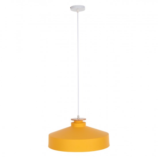 ΦΩΤΙΣΤΙΚΟ ΟΡΟΦΗΣ ΚΡΕΜΑΣΤΟ ΚΙΤΡΙΝΟ ΜΕΤΑΛΛΙΚΟ ΚΑΠΕΛΟ Φ40x116Υεκ