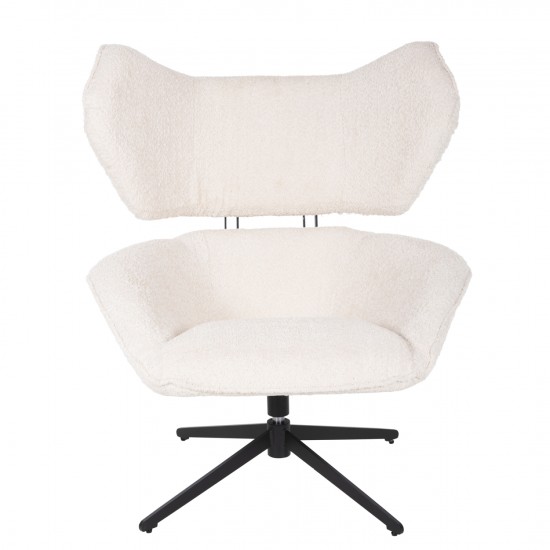 ΠΟΛΥΘΡΟΝΑ ΠΕΡΙΣΤΡΕΦΟΜΕΝΗ BRYLL ΕΚΡΟΥ ΜΠΟΥΚΛΕ-ΜΑΥΡΗ ΒΑΣΗ 86x90x97Υεκ.