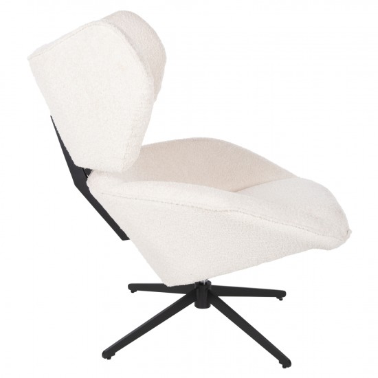 ΠΟΛΥΘΡΟΝΑ ΠΕΡΙΣΤΡΕΦΟΜΕΝΗ BRYLL ΕΚΡΟΥ ΜΠΟΥΚΛΕ-ΜΑΥΡΗ ΒΑΣΗ 86x90x97Υεκ.