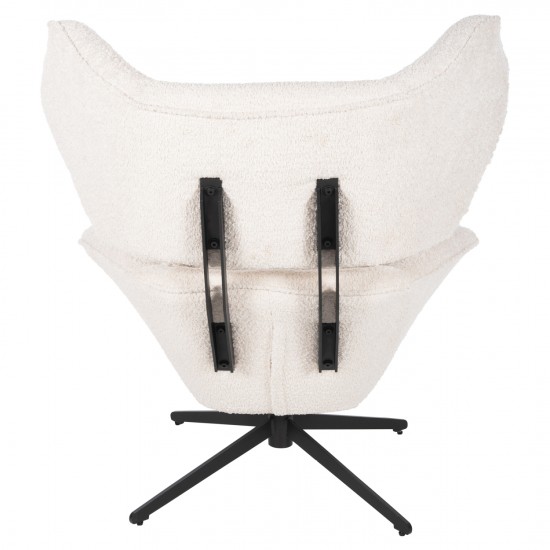 ΠΟΛΥΘΡΟΝΑ ΠΕΡΙΣΤΡΕΦΟΜΕΝΗ BRYLL ΕΚΡΟΥ ΜΠΟΥΚΛΕ-ΜΑΥΡΗ ΒΑΣΗ 86x90x97Υεκ.