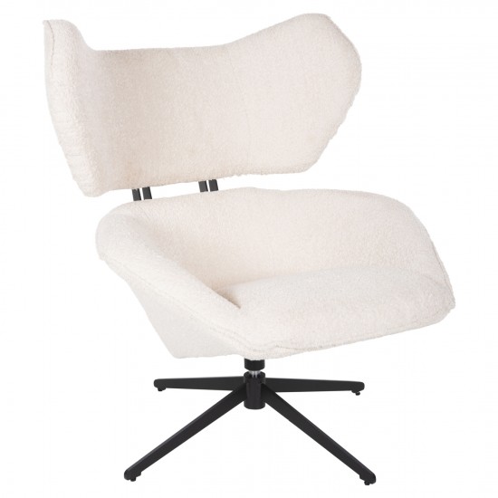 ΠΟΛΥΘΡΟΝΑ ΠΕΡΙΣΤΡΕΦΟΜΕΝΗ BRYLL ΕΚΡΟΥ ΜΠΟΥΚΛΕ-ΜΑΥΡΗ ΒΑΣΗ 86x90x97Υεκ.