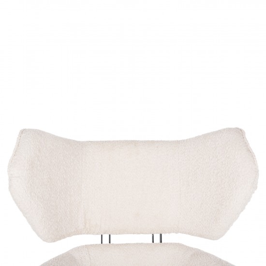 ΠΟΛΥΘΡΟΝΑ ΠΕΡΙΣΤΡΕΦΟΜΕΝΗ BRYLL ΕΚΡΟΥ ΜΠΟΥΚΛΕ-ΜΑΥΡΗ ΒΑΣΗ 86x90x97Υεκ.