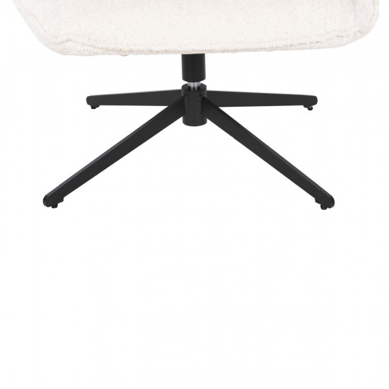 ΠΟΛΥΘΡΟΝΑ ΠΕΡΙΣΤΡΕΦΟΜΕΝΗ BRYLL ΕΚΡΟΥ ΜΠΟΥΚΛΕ-ΜΑΥΡΗ ΒΑΣΗ 86x90x97Υεκ.