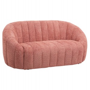 ΚΑΝΑΠΕΣ 2-ΘΕΣΙΟΣ ΜΟΒΥ ΡΟΖ ΜΠΟΥΚΛΕ ΥΦΑΣΜΑ 148x83x66Υεκ.