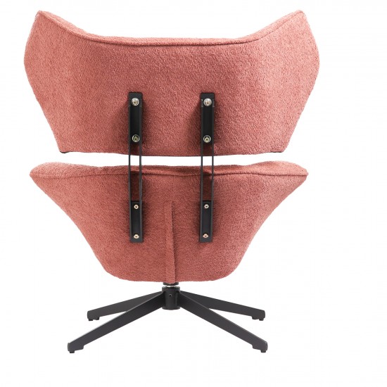 ΠΟΛΥΘΡΟΝΑ ΠΕΡΙΣΤΡΕΦΟΜΕΝΗ BRYLL ΡΟΖ ΜΠΟΥΚΛΕ-ΜΑΥΡΗ ΒΑΣΗ 86x90x97Υεκ.