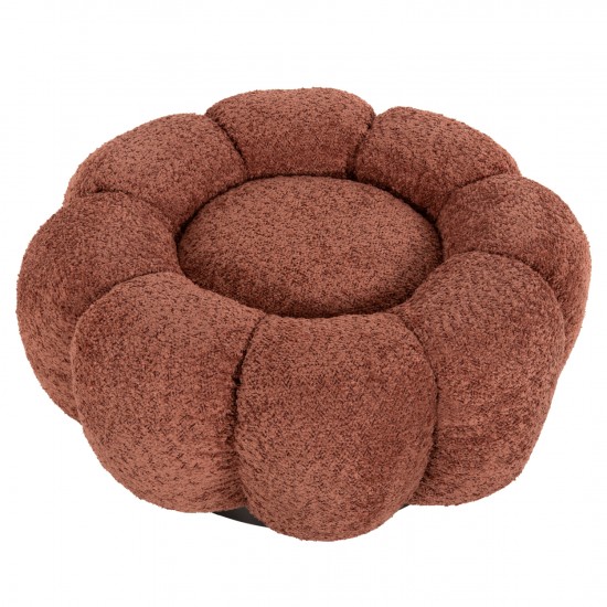 ΣΚΑΜΠΟ ΣΤΡΟΓΓΥΛΟ KRIPP ΡΟΖ ΜΠΟΥΚΛΕ-ΜΑΥΡΗ ΜΕΤΑΛΛΙΚΗ ΒΑΣΗ Φ60x31Υεκ.