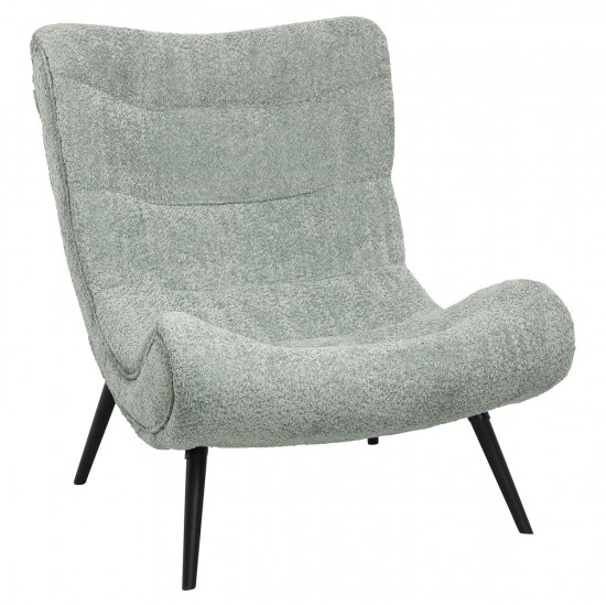 ΠΟΛΥΘΡΟΝΑ BRYM ΦΥΣΤΙΚΙ ΜΠΟΥΚΛΕ ΥΦΑΣΜΑ-ΜΑΥΡΑ ΞΥΛΙΝΑ ΠΟΔΙΑ 97x80x100Υ εκ.