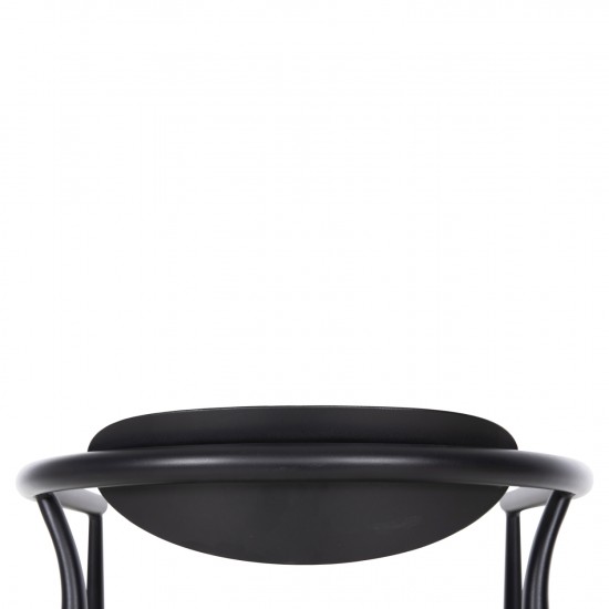 ΠΟΛΥΘΡΟΝΑ SERLY ΑΛΟΥΜΙΝΙΟ ΜΑΥΡΟ-TEXTILENE ΜΑΥΡΟ 56x61x74,5Yεκ