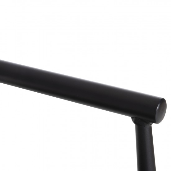 ΠΟΛΥΘΡΟΝΑ SERLY ΑΛΟΥΜΙΝΙΟ ΜΑΥΡΟ-TEXTILENE ΜΑΥΡΟ 56x61x74,5Yεκ