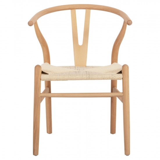 ΚΑΡΕΚΛΑ ΤΡΑΠΕΖΑΡΙΑΣ BRAVE ΞΥΛΟ ΟΞΙΑΣ ΚΑΙ ΣΧΟΙΝΙ ΣΕ ΦΥΣΙΚΟ 54.5x53x75Υεκ.