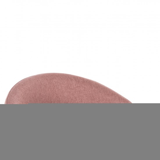 ΚΑΡΕΚΛΑ ISIAH ΣΑΠΙΟ ΜΗΛΟ ΥΦΑΣΜΑ-ΜΑΥΡΑ ΜΕΤΑΛΛΙΚΑ ΠΟΔΙΑ 56x56x76Υ εκ.