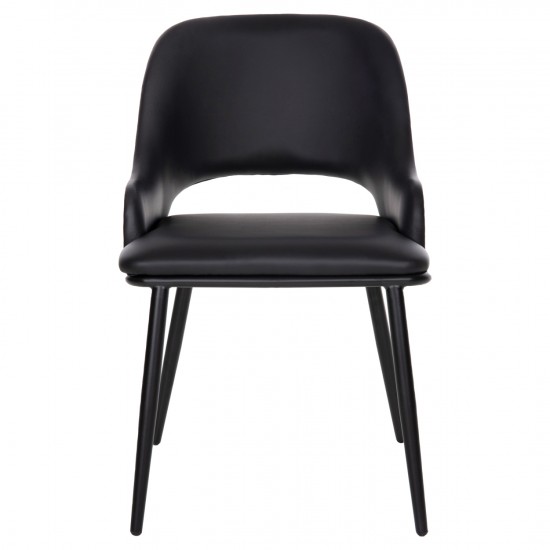 ΚΑΡΕΚΛΑ DELF PU ΜΑΥΡΟ-ΜΑΥΡΑ ΜΕΤΑΛ. ΠΟΔΙΑ-ΞΥΛΙΝΗ ΠΛΑΤΗ ΦΥΣΙΚΟ 48x55x76Υεκ.