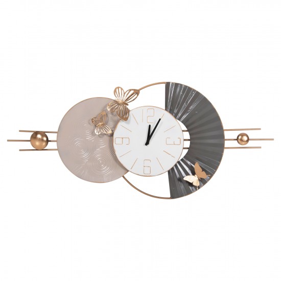 ΡΟΛΟΙ ΤΟΙΧΟΥ ΜΕΤΑΛΛΙΚΟ ΛΕΥΚΟ ΜΕ ΜΑΥΡΟΥΣ ΔΕΙΚΤΕΣ 116x7x50,5Υ εκ.